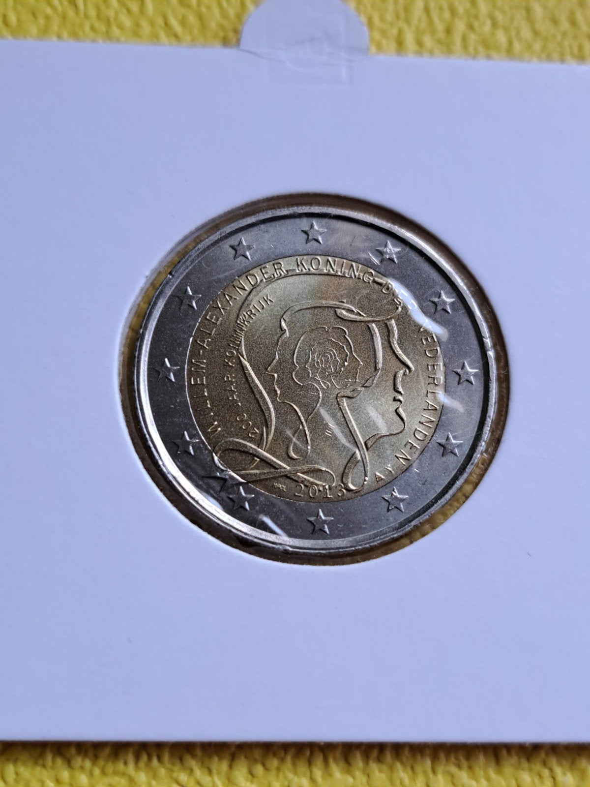 2 euro cc Nederland 200 jaar Koninkrijk der Nederlanden 2013, Postzegels en Munten, Ophalen of Verzenden, Koningin Beatrix, Euro's