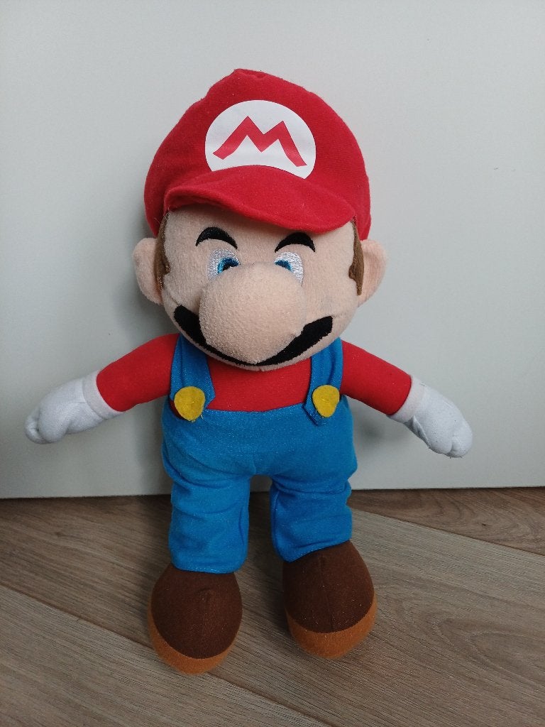 Pluche Super Mario, Gebruikt, Overige typen, Ophalen of Verzenden, Middelgroot (20 tot 80 cm)