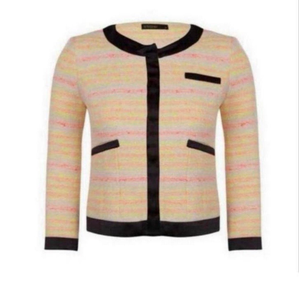 SuperTrash Jade neon-tweed jasje maat 42, Ophalen of Verzenden, Maat 42/44 (L), Overige kleuren, Jasje