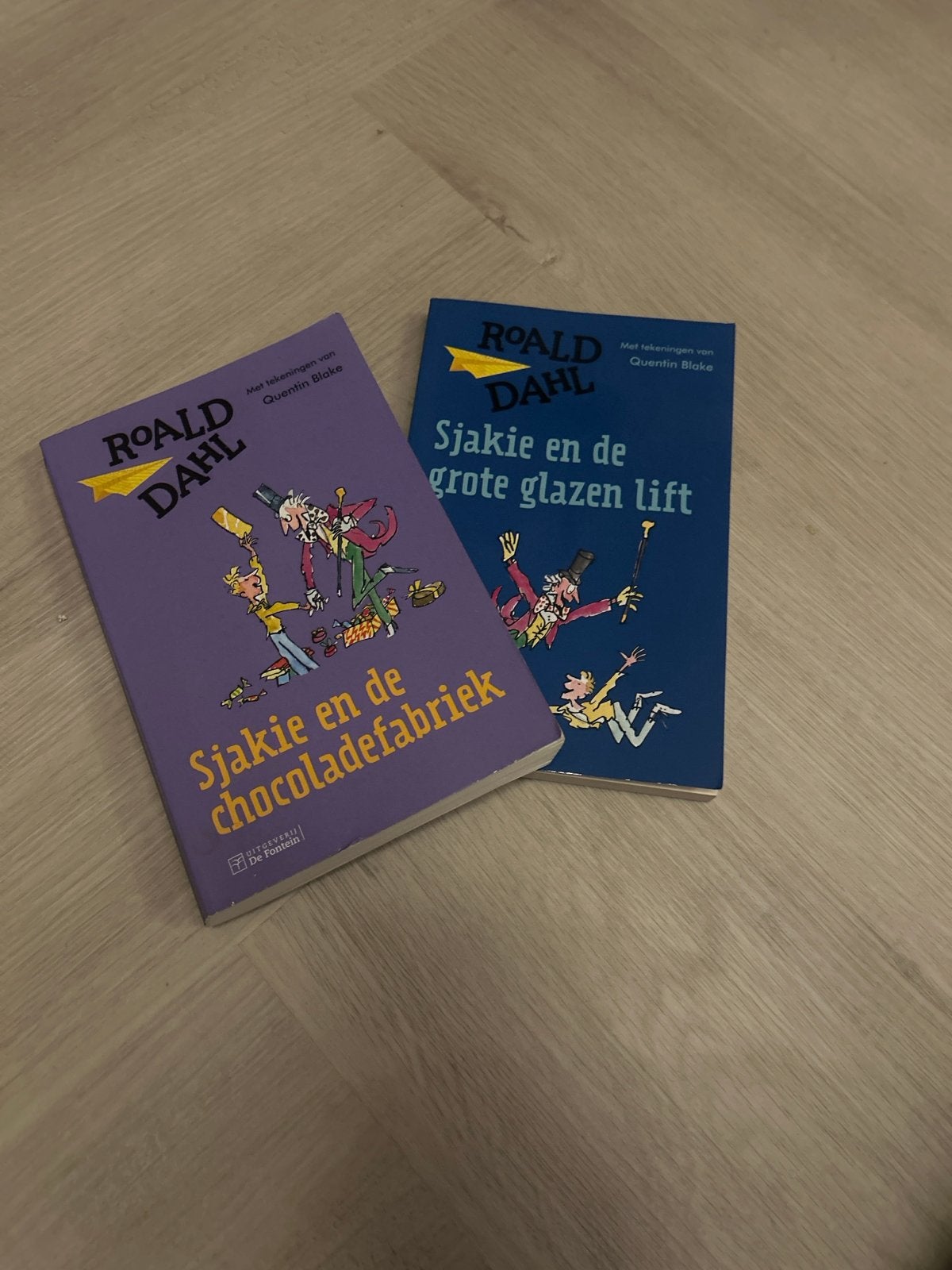 Roald Dahl: Sjakie en de chocoladefabriek & Grote Glazen Lif, Verzenden, Gelezen, Fictie