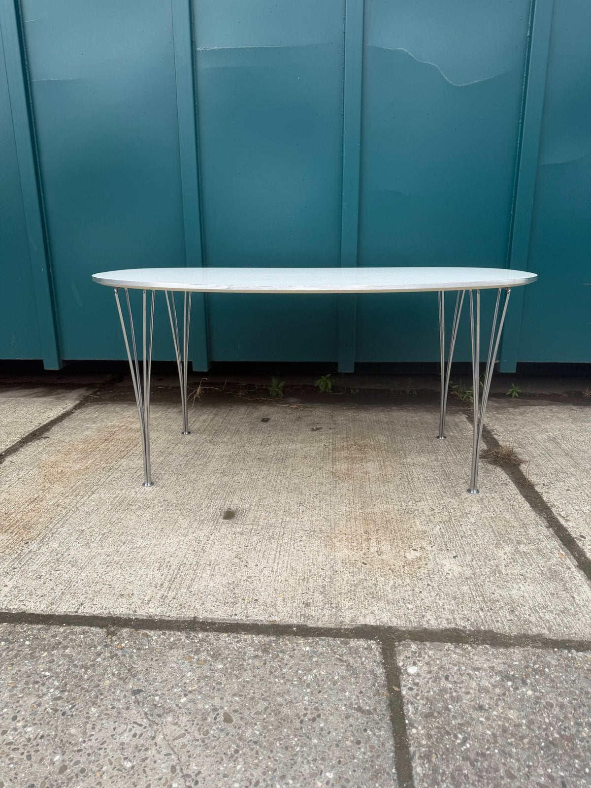 Fritz Hansen eettafel, Ophalen, Gebruikt, 100 tot 150 cm, 50 tot 100 cm