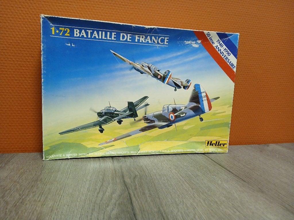 Heller 1/72 Bataille de France 50th Anniversary Set, Hobby en Vrije tijd, Modelbouw | Vliegtuigen en Helikopters, 1:72 tot 1:144