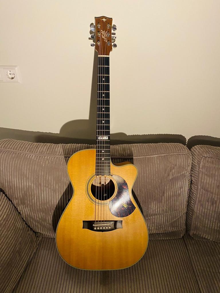 Maton EBG80C, Ophalen of Verzenden, Zo goed als nieuw, Western- of Steelstringgitaar