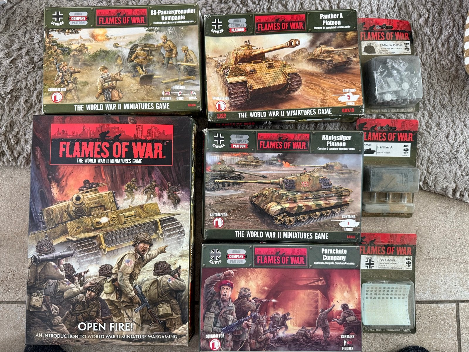 Flames of War WWII Collectie Oude resin/tinnen (V2/V3), Ophalen, Nieuw, Historisch, Boek of Catalogus
