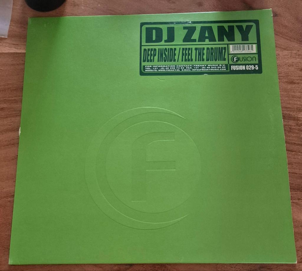 DJ Zany - Deep Inside / Feel The Drumz (Hardstyle Vinyl), Ophalen of Verzenden, 2000 - 2009, Gebruikt, 12 inch
