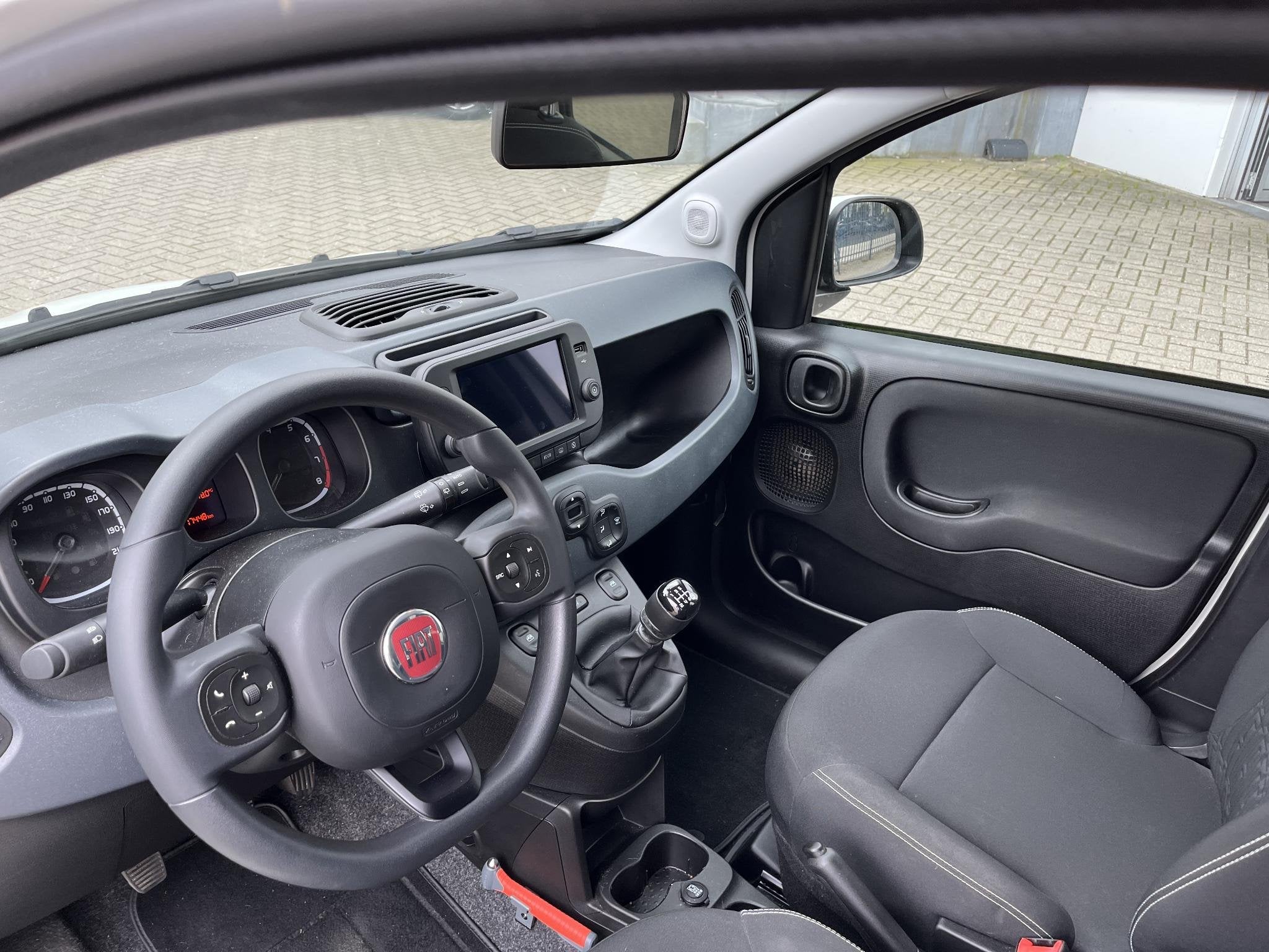 Fiat Panda 1.0 Hybrid Cross l APPLE CARPLAY l ANDROID AUTO l, Auto's, Stof, Panda, Wit, Origineel Nederlands