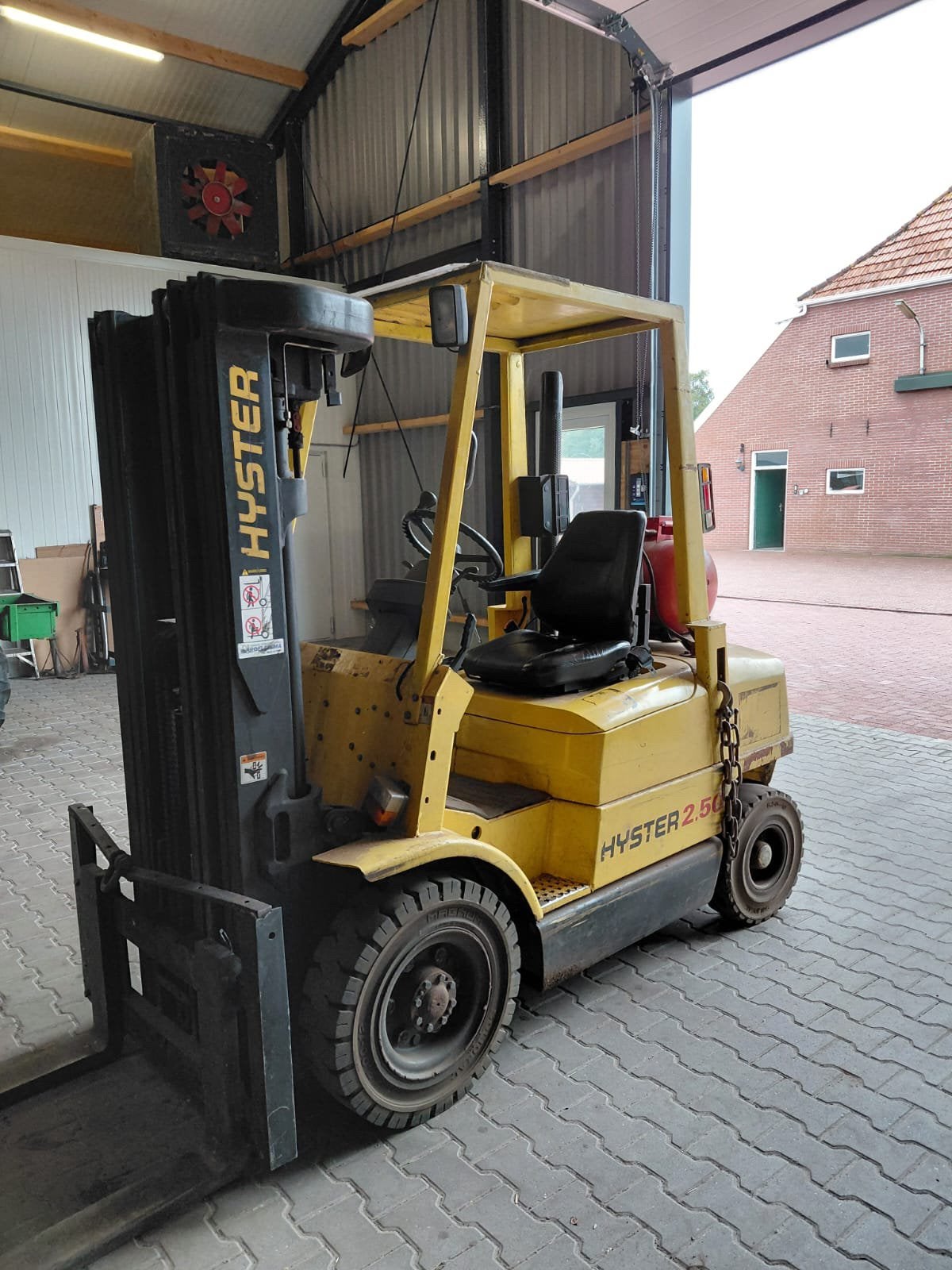 Hyster Heftruck 4 Delige Mast Freelift, 2000 tot 3000 kg, Ophalen, LPG, Heftruck