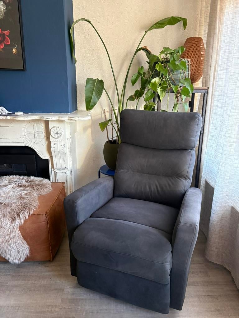 Relaxfauteuil “Jackson” (1 jaar oud), Ophalen, Fauteuil, lees stoel, Jackson, Leen Bakker, 75 tot 100 cm, Zo goed als nieuw