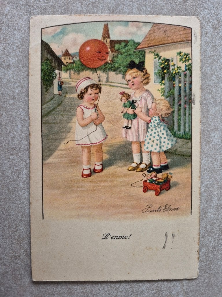 Pauli Ebner kinderkaart Nr. 24, Ophalen of Verzenden, 1920 tot 1940, Gelopen, Kinderen