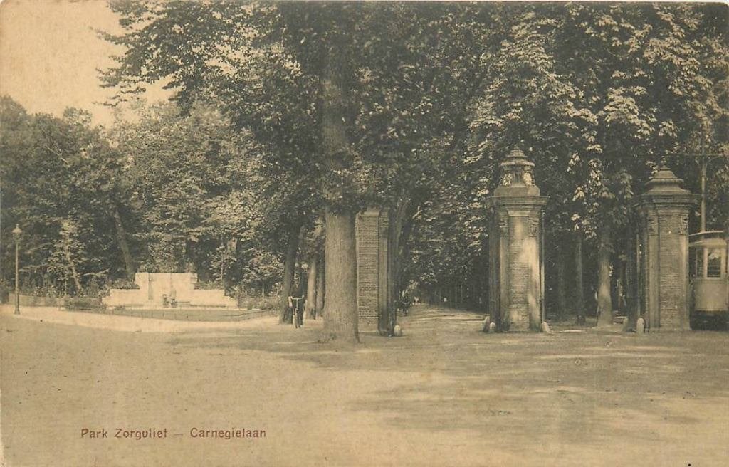 388-421-027 Den Haag Park Zorgvliet Carnegielaan, Verzenden, Voor 1920, Zuid-Holland