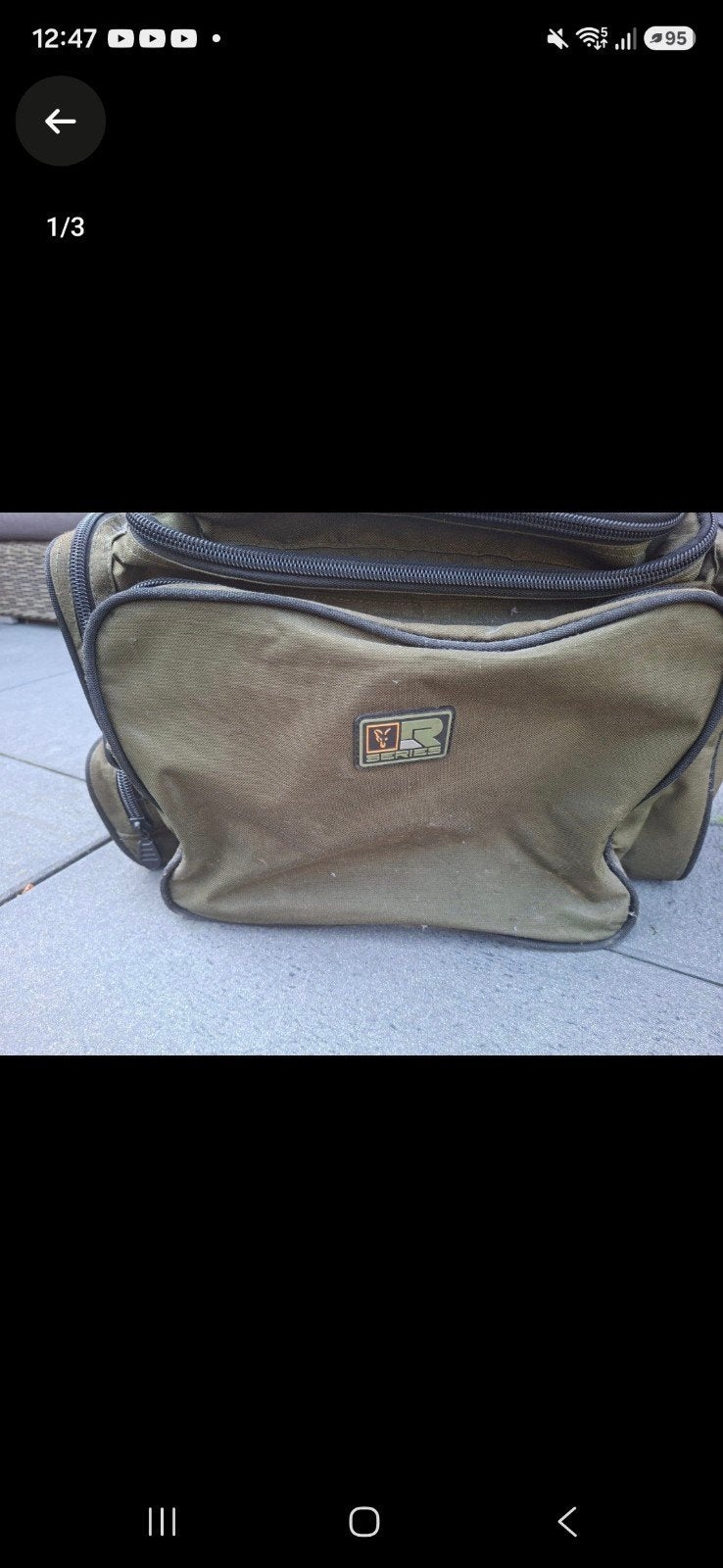 Fox R-Series rugza, Ophalen of Verzenden, Zo goed als nieuw, Complete hengel