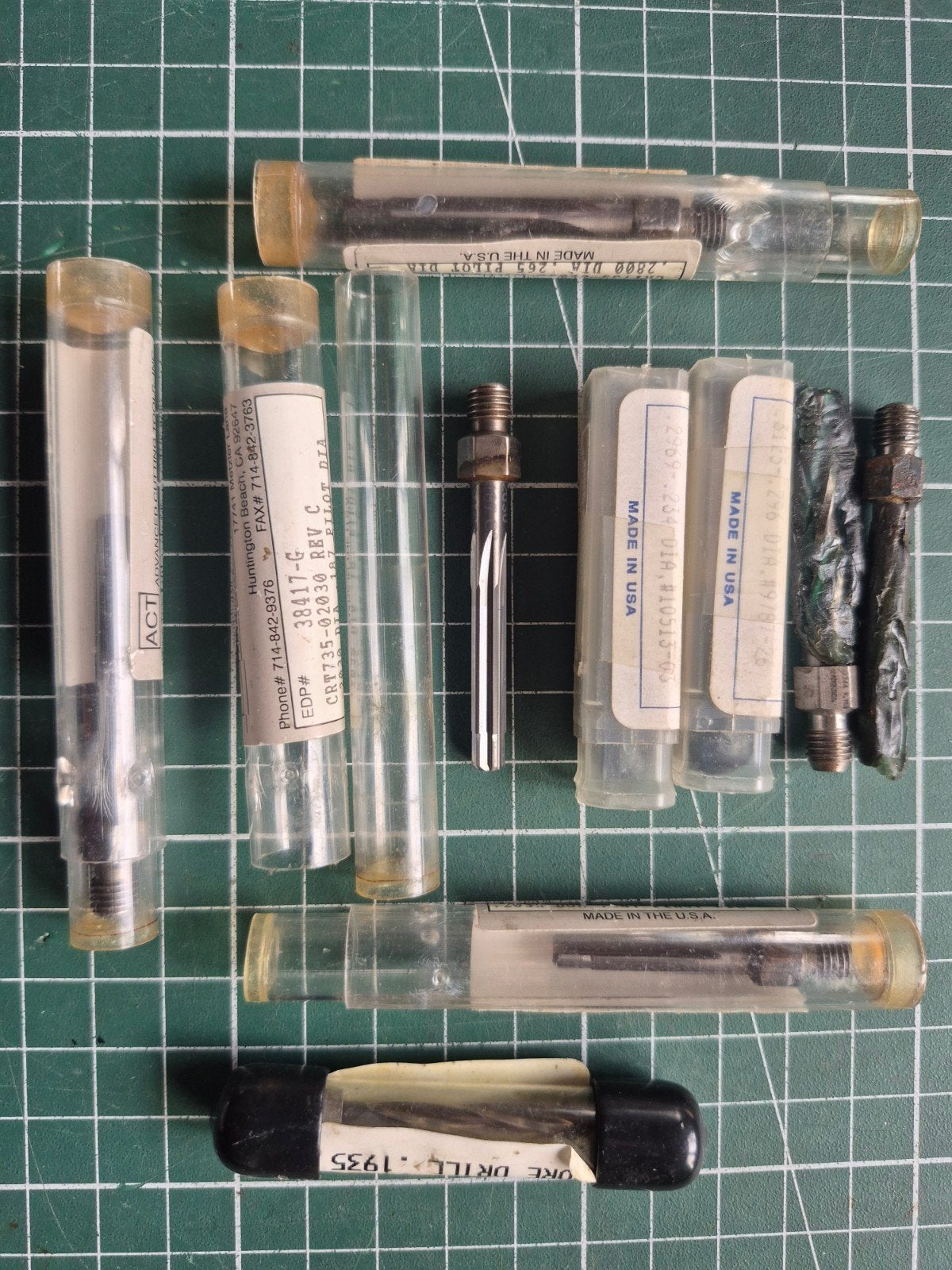 9 stks. Carbide Reamer Drill bits uit de VS afkomstig., Ophalen of Verzenden, Nieuw