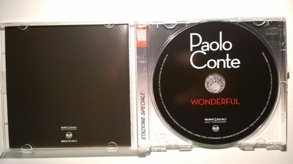 Paolo Conte - Wonderful, Ophalen of Verzenden, Zo goed als nieuw, Jazz, Album