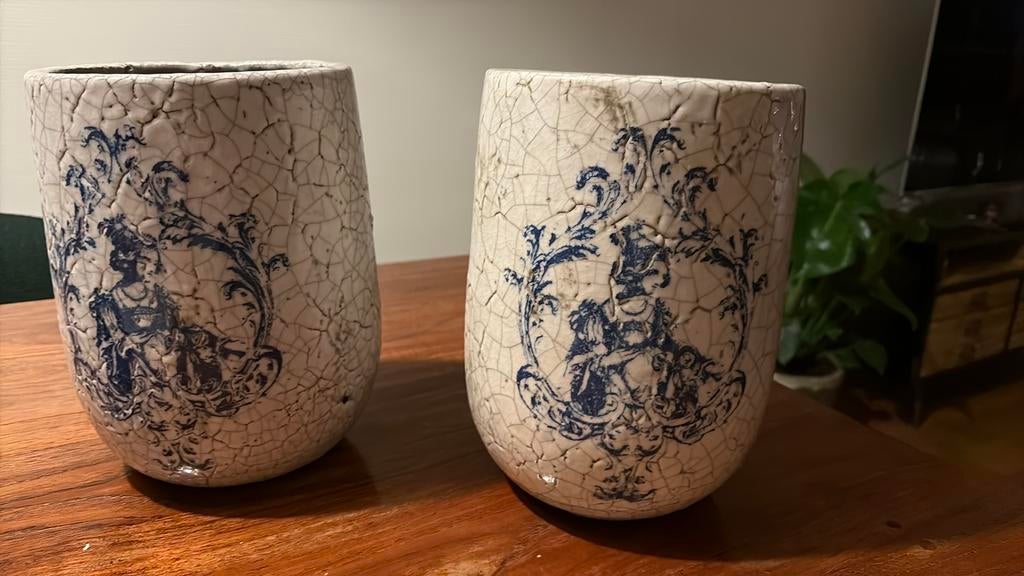 2 Vazen, Ophalen of Verzenden