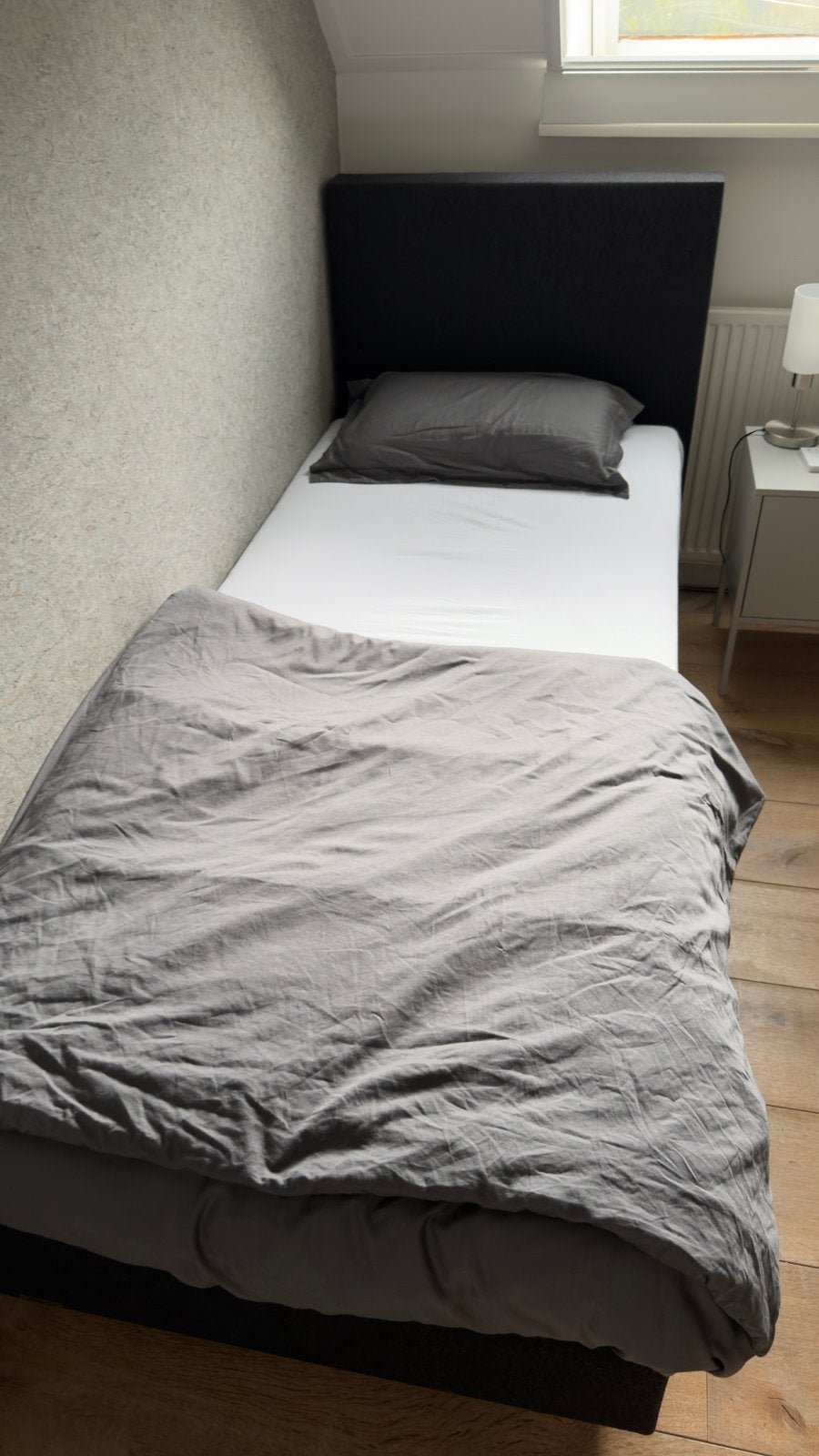 Avek eenpersoons boxspringbed 90x210 cm, Ophalen, Gebruikt, 90 cm, Eenpersoons
