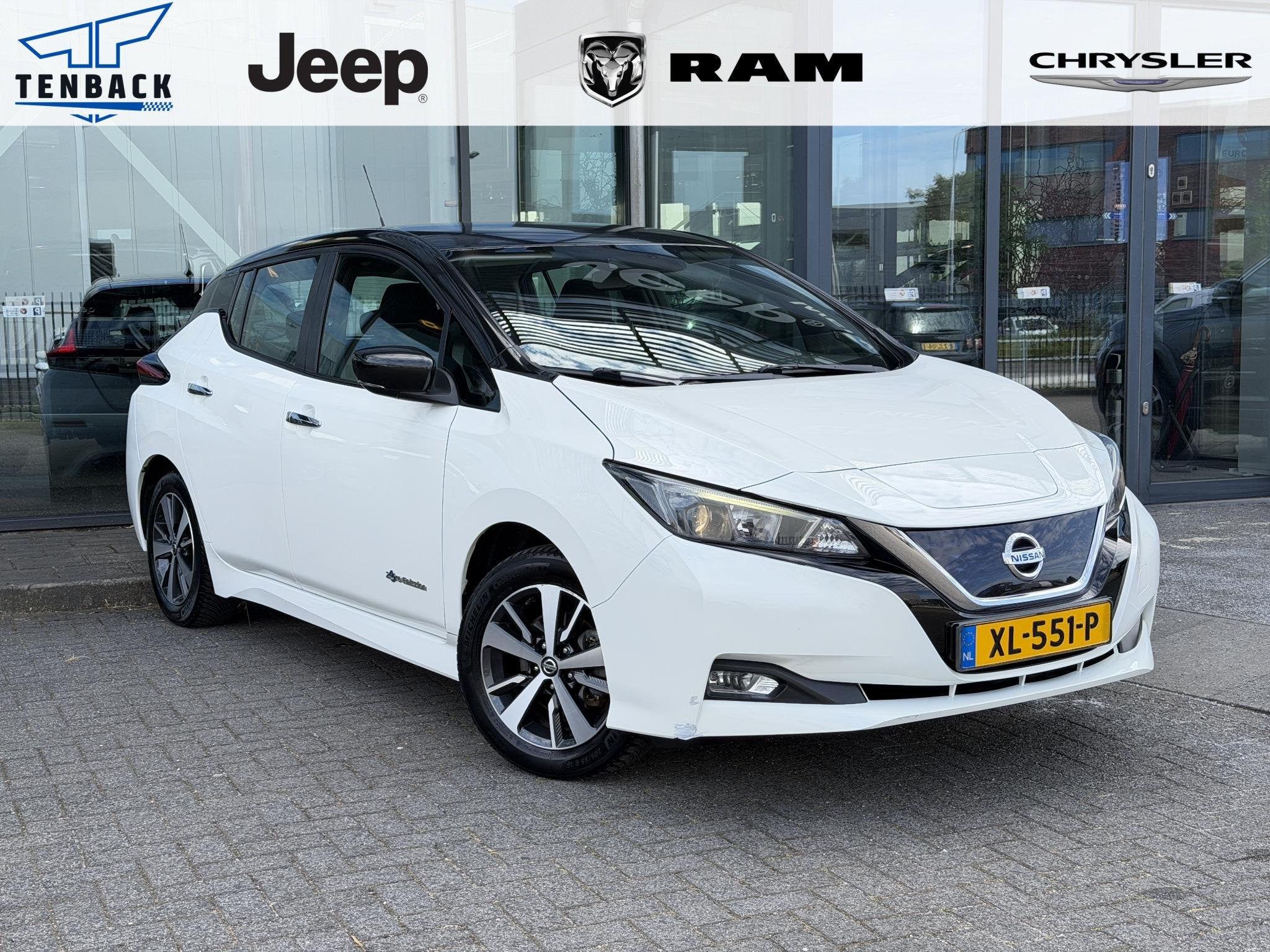 Nissan LEAF Acenta 40 kWh Batterijconditie (SOH): 92%, Auto's, Nissan, Stof, Gebruikt, Wit, Origineel Nederlands