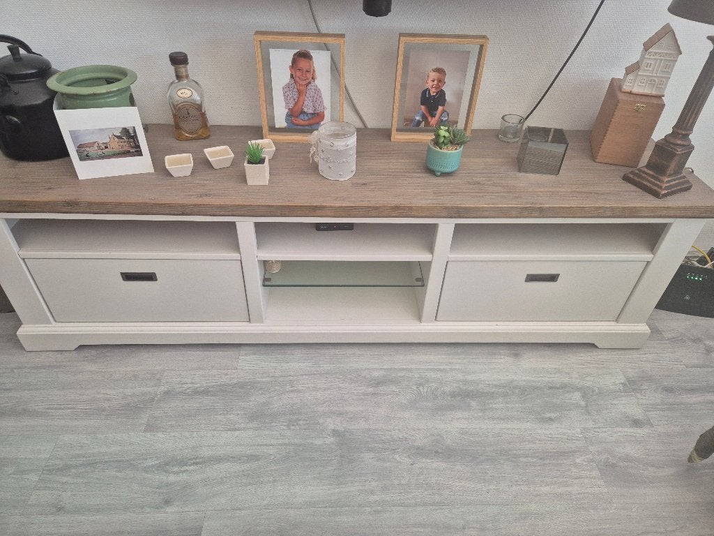 Tv meubel en salon tafel, Ophalen, Overige materialen, 100 tot 150 cm, 50 tot 100 cm