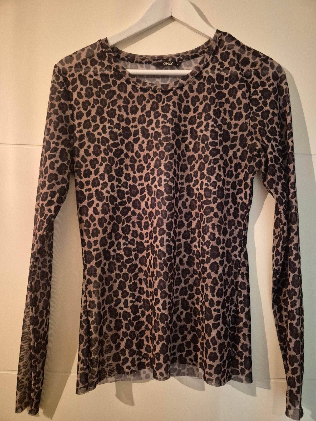 Leopard mesh top maat M, Maat 38/40 (M), Only, Bruin, Ophalen of Verzenden