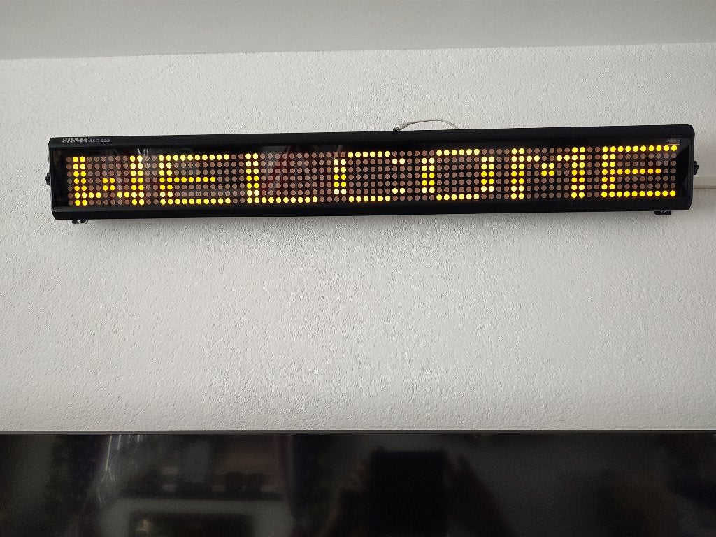 Lichtkrant, Ophalen of Verzenden, Zo goed als nieuw