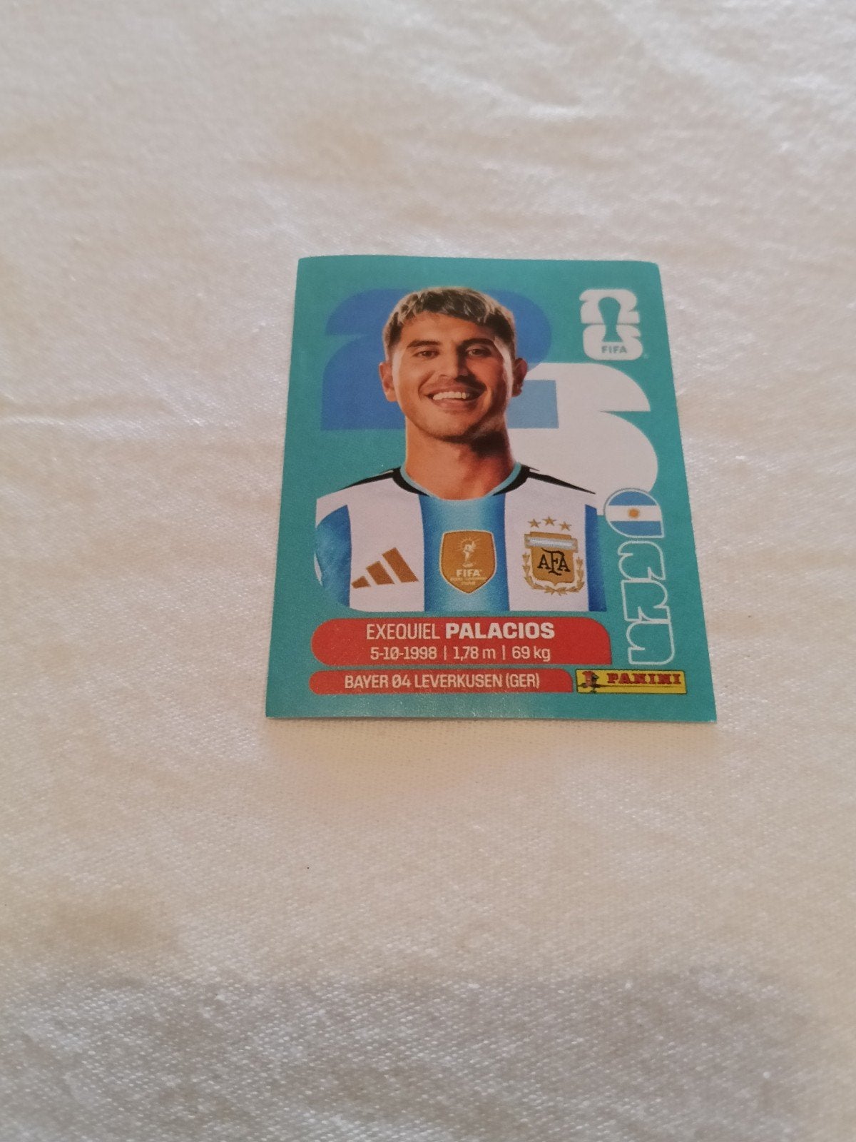 Panini FIFA 2023 Exequiel Palacios Sticker, Ophalen of Verzenden, Nieuw, Buitenlandse clubs, Poster, Plaatje of Sticker