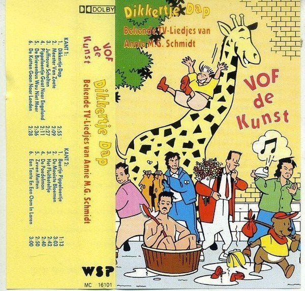 Dikkertje Dap Annie m.g. Schmidt VOF de Kunst MC, Gebruikt, Kinderen en Jeugd, 1 bandje, Ophalen of Verzenden