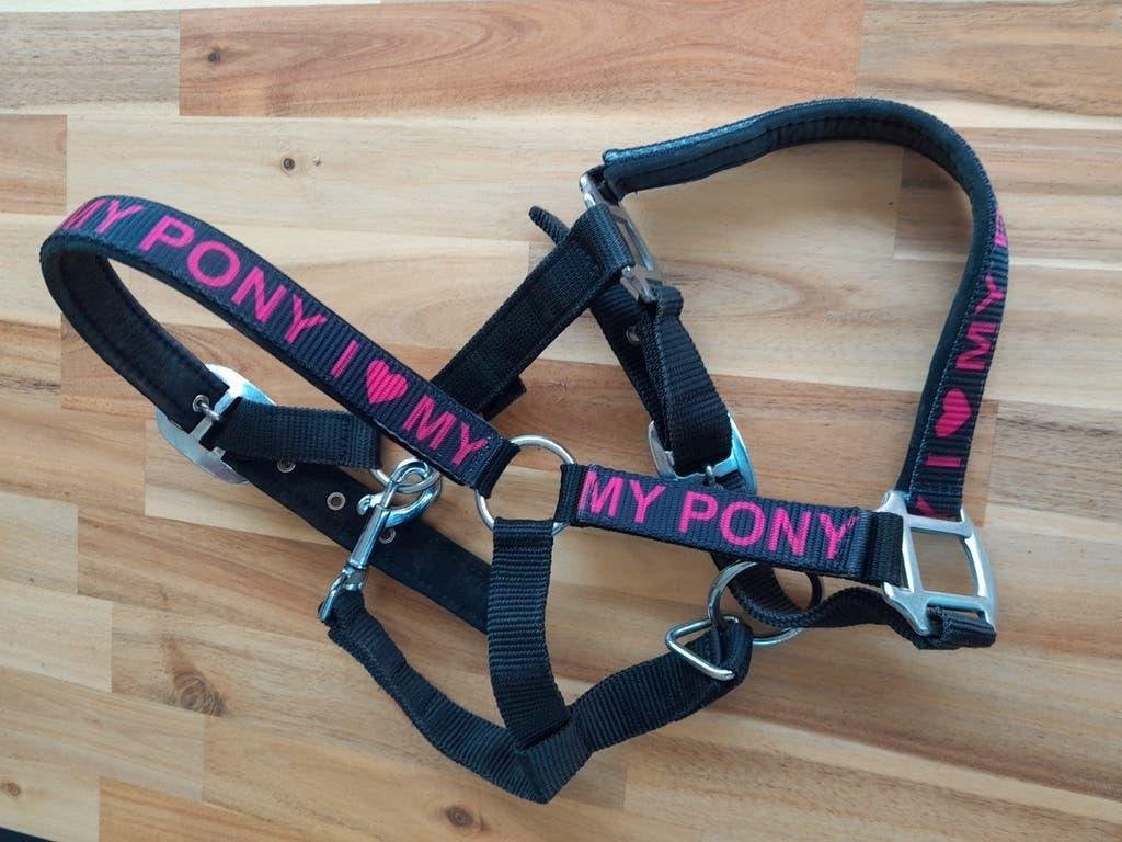 B C Pony Halster paardrijden spullen zgan EJ epplejeck Paard, Verstelbaar, Springen, Ophalen of Verzenden, Pony