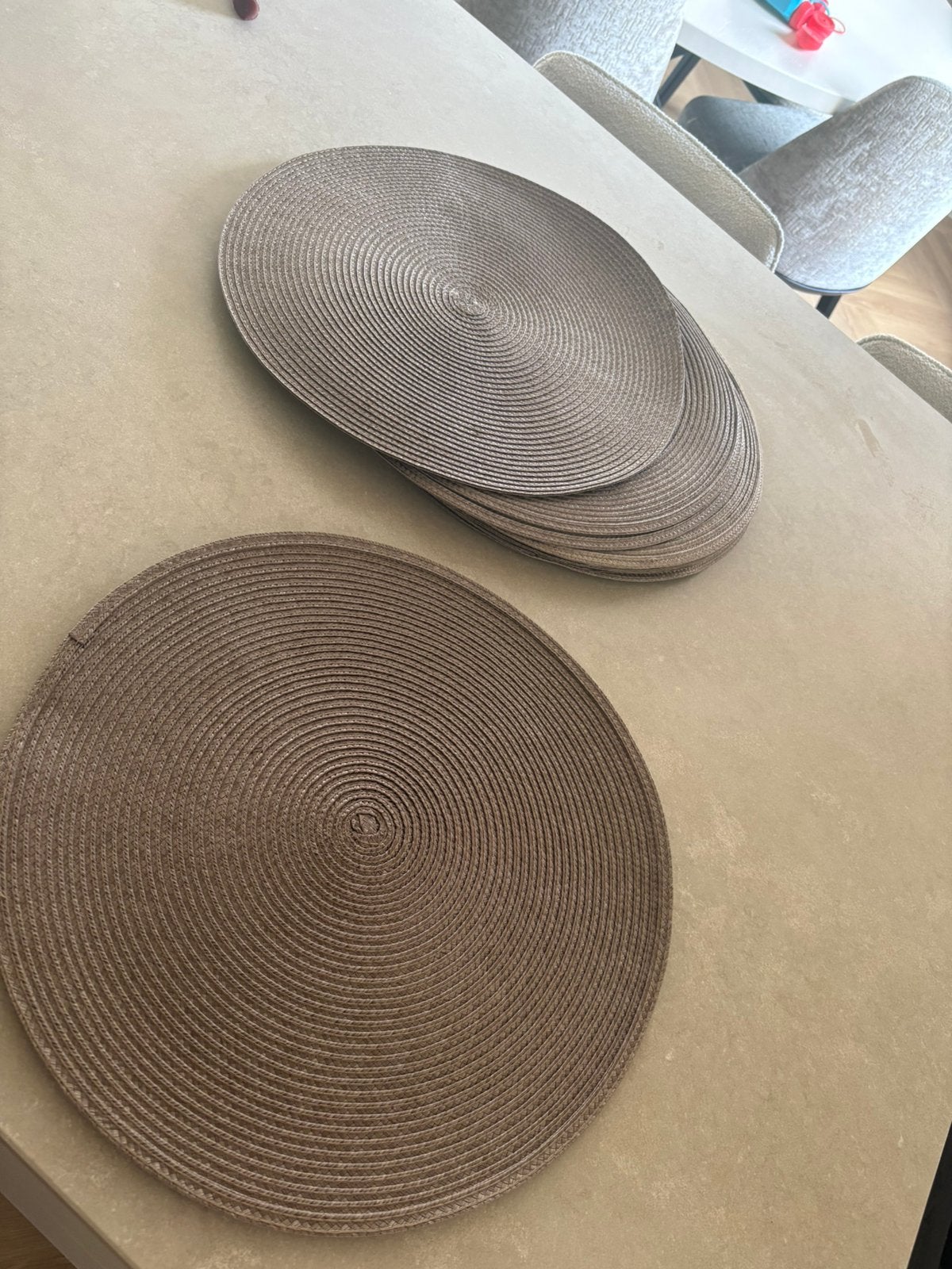 12 placemats van H&M Home, Ophalen, Zo goed als nieuw, Bruin