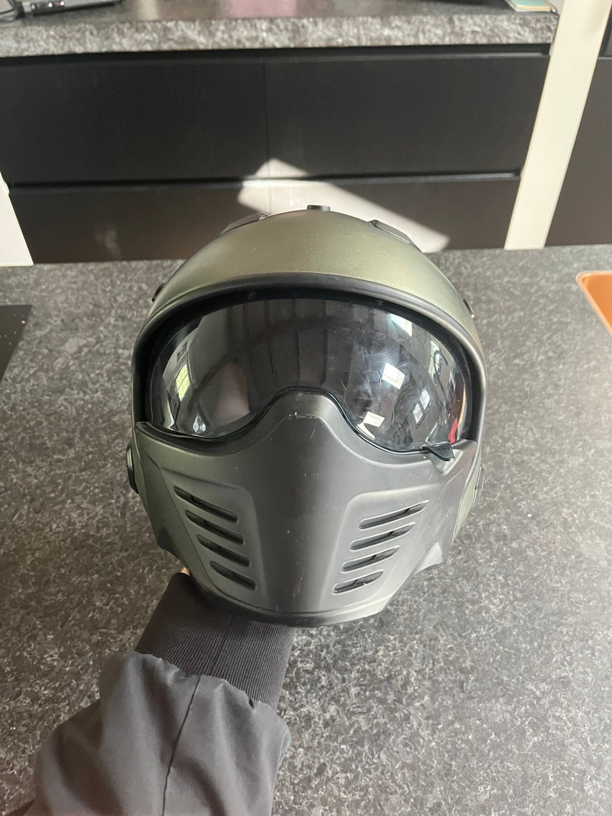 Vito helm plus hoes, Motoren, Kleding | Motorhelmen, Overige merken, Tweedehands, Ophalen