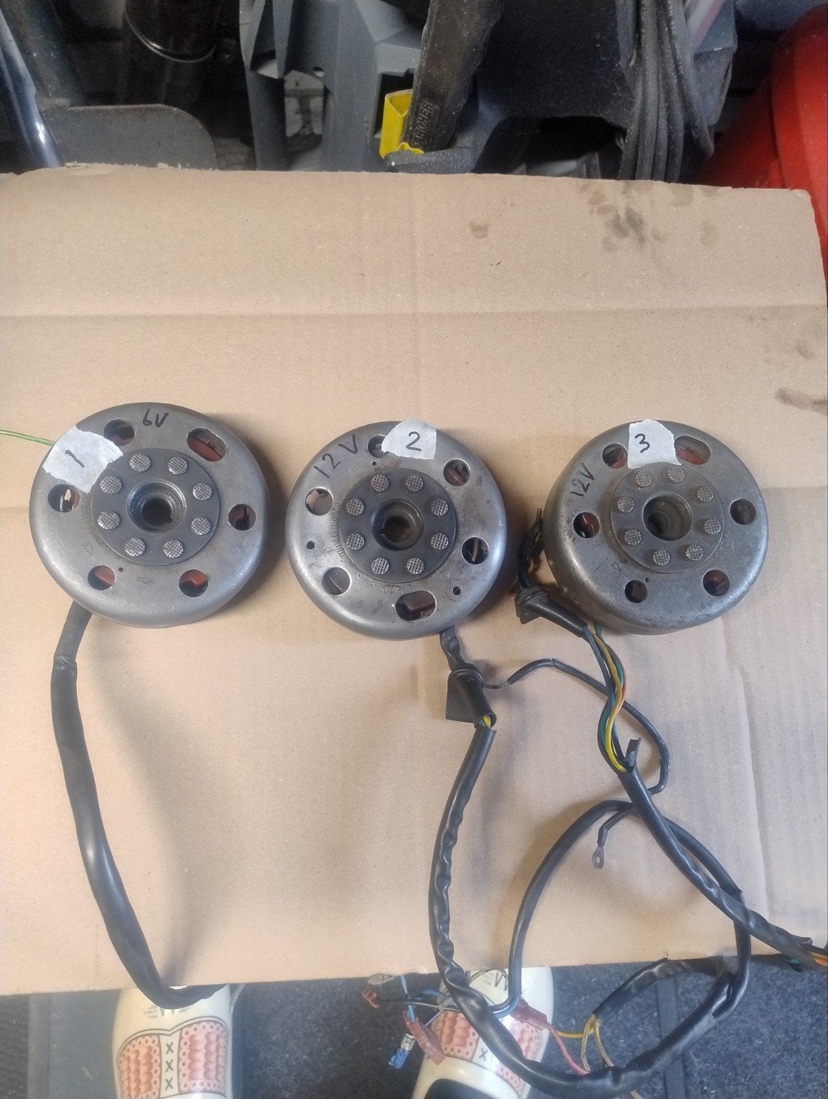 Zundapp Motoplat ontstekingen 6 en 12volt, schokbrekers, Ophalen of Verzenden, Blok