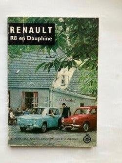 Renault R8 en Dauphine    Handleiding  (ANWB)   1959  - 1965, Ophalen of Verzenden