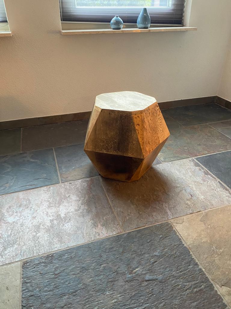 Bijzettafeltje 42cm x 42cm, Huis en Inrichting, Tafels | Bijzettafels, Ophalen, Minder dan 45 cm, Minder dan 55 cm, Rond
