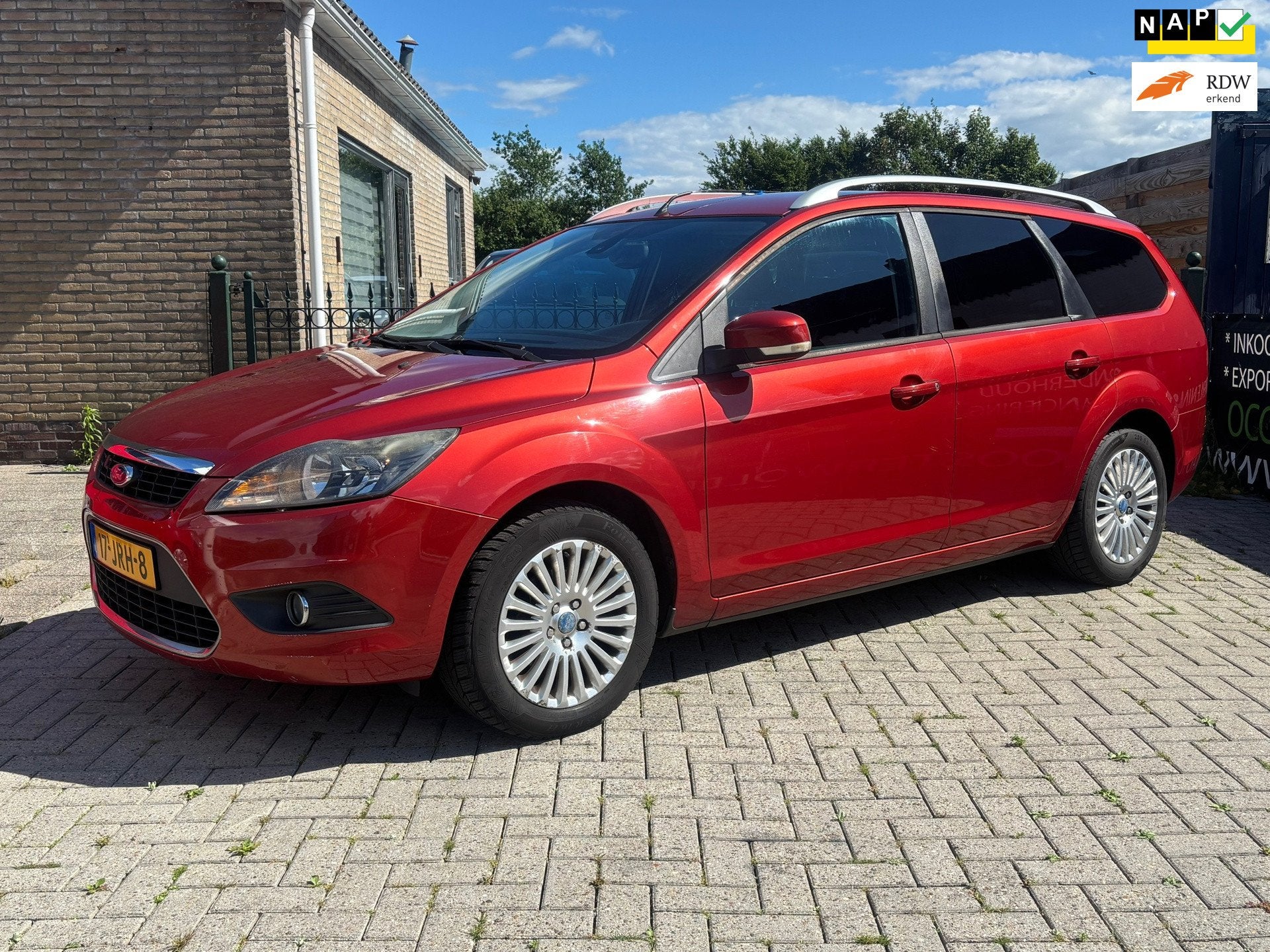 Ford Focus Wagon 1.8 Titanium Flexi Fuel | koopje met lange, Auto's, Ford, 125 pk, 4 cilinders, Overige brandstoffen, Euro 4