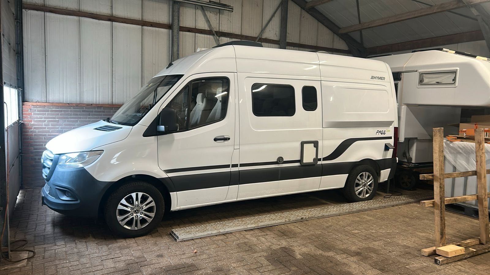 Mercedes sprinter Hymer free 600s 9G-tronic automaat, Automaat, Buscamper of Camperbus, Ringverwarming, Startonderbreker