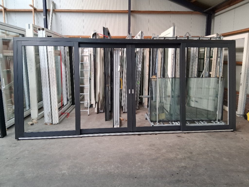 XXL Nieuw Schuifpui Hr++ bezorgen factuur mogelijk, Kunststof, 225 cm of meer, Ophalen of Verzenden, Zo goed als nieuw