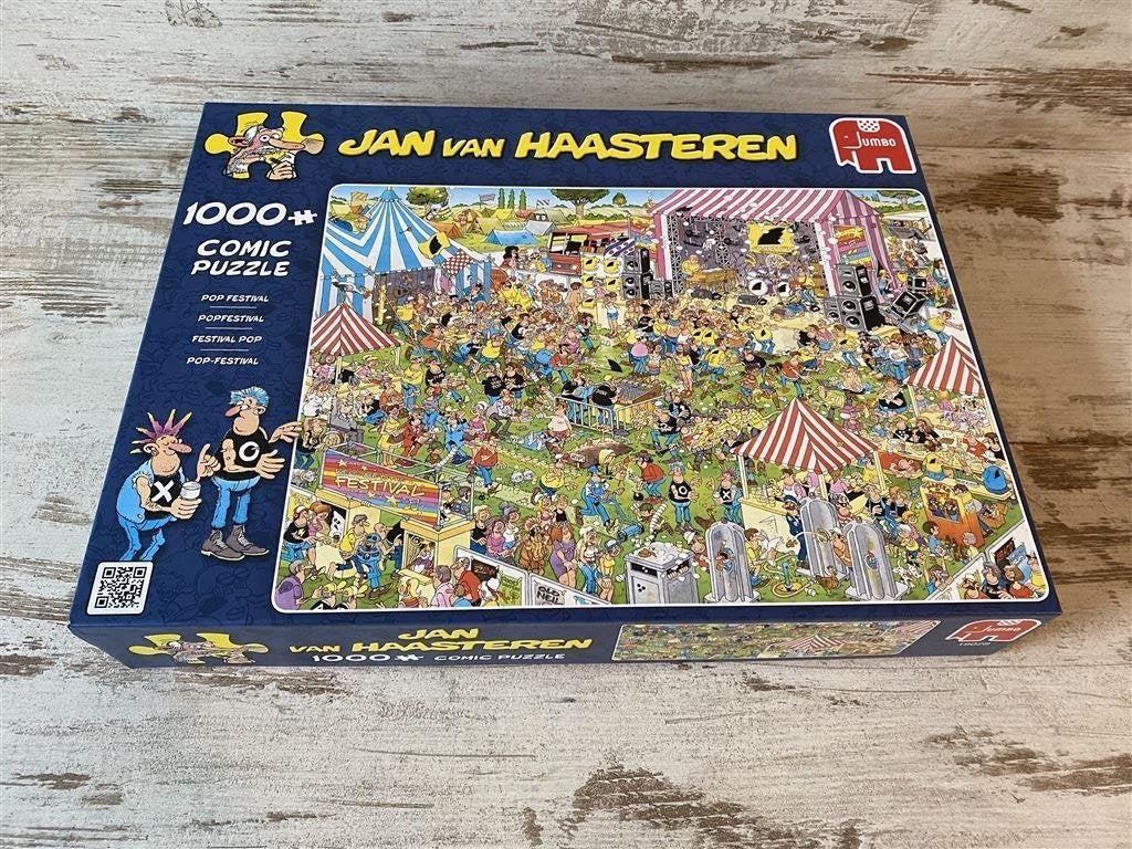 Jan van Haasteren - Pop festival 1000 stuks [s1], Verzenden, 500 t/m 1500 stukjes, Zo goed als nieuw