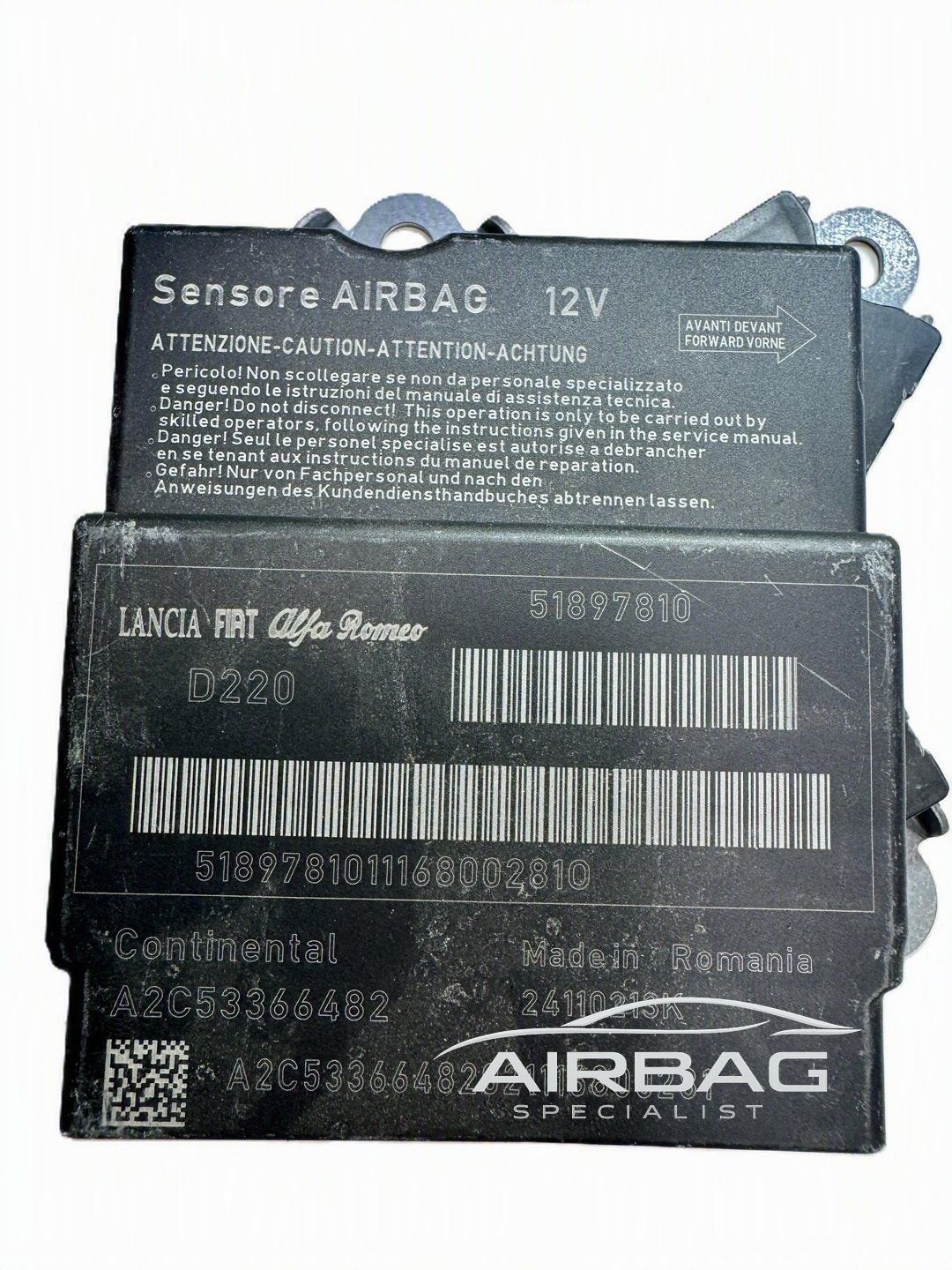 Fiat 500 airbag module  - srs module - airbag regeleenheid -, Auto-onderdelen, Gebruikt, -, -, Ophalen of Verzenden