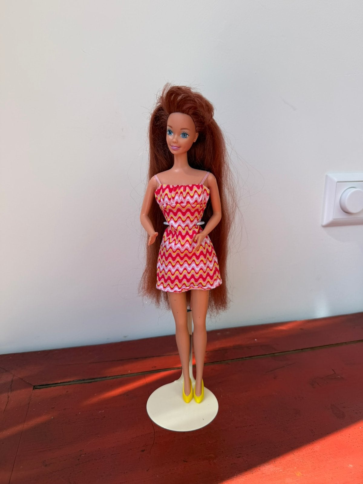 VINTAGE Barbie Redhead, Ophalen of Verzenden, Zo goed als nieuw