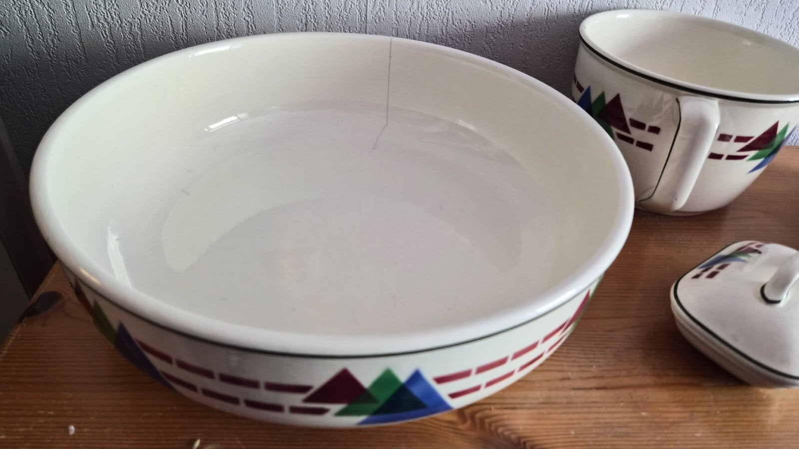 Antieke Villeroy & Boch Septfontaines waskomset, Antiek en Kunst, Ophalen of Verzenden