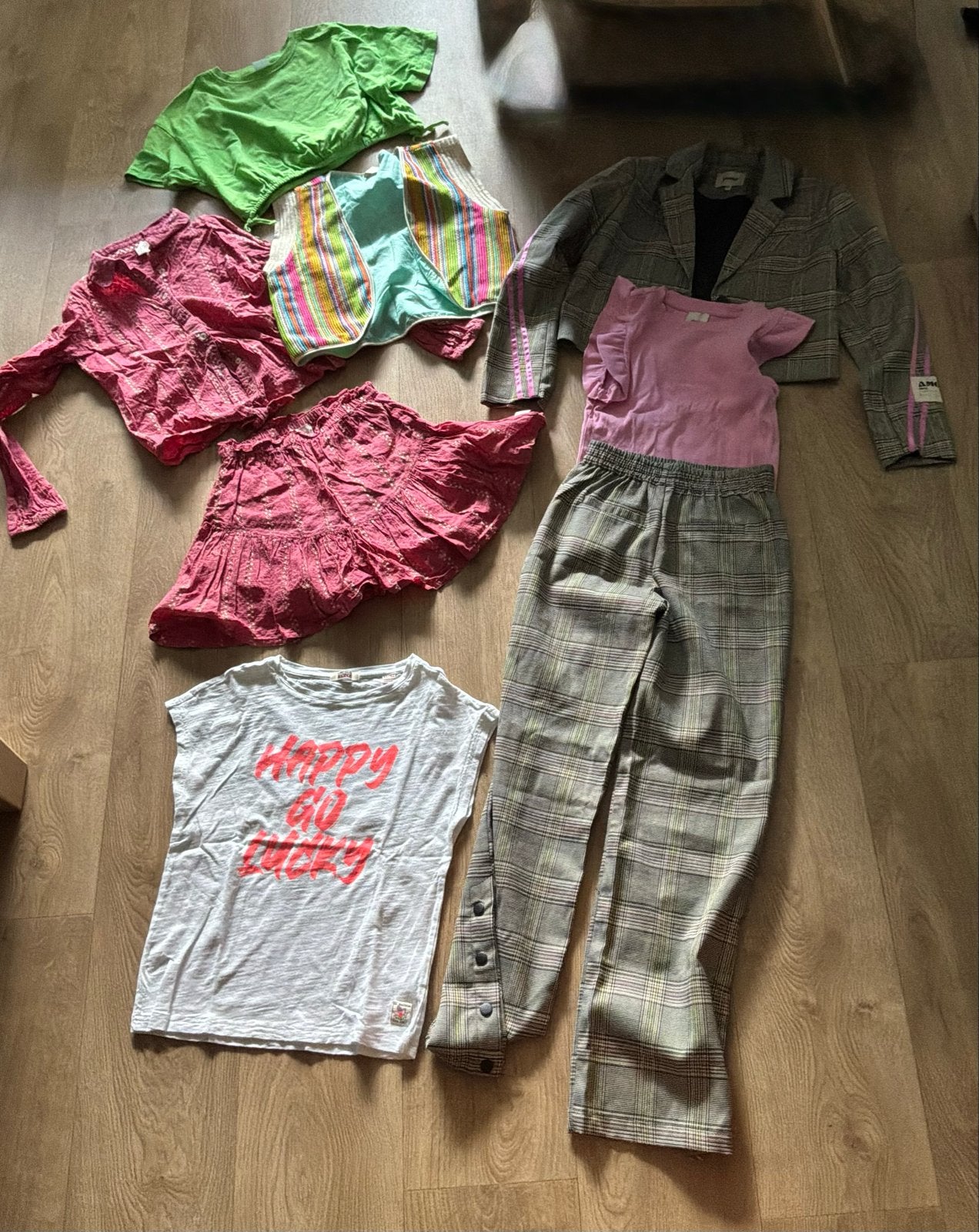 Zomer Kledingpakket Meisje - Diverse Merken maat 152, Ophalen of Verzenden, Gebruikt, Meisje, Setje