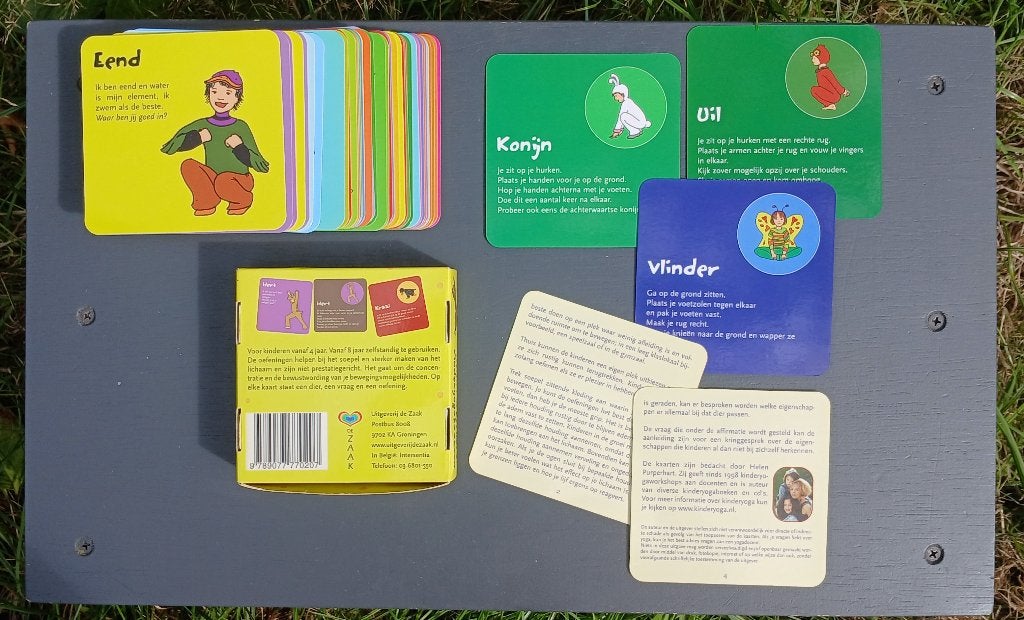 Foto 14 van Grote set kinder(yoga & coaching)-kaarten: 8 complete sets