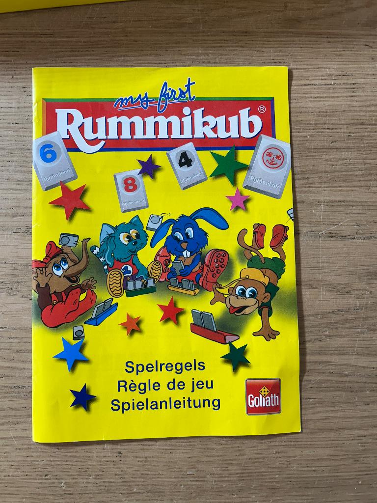 Rummikub Junior Goliath, Hobby en Vrije tijd, Gezelschapsspellen | Bordspellen, Ophalen of Verzenden, Zo goed als nieuw