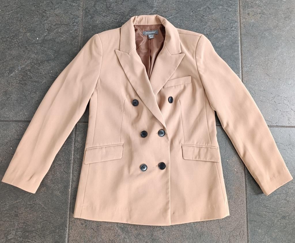Nude kleurig colbert / blazer maat 38, Maat 38/40 (M), Beige, Ophalen of Verzenden, Zo goed als nieuw