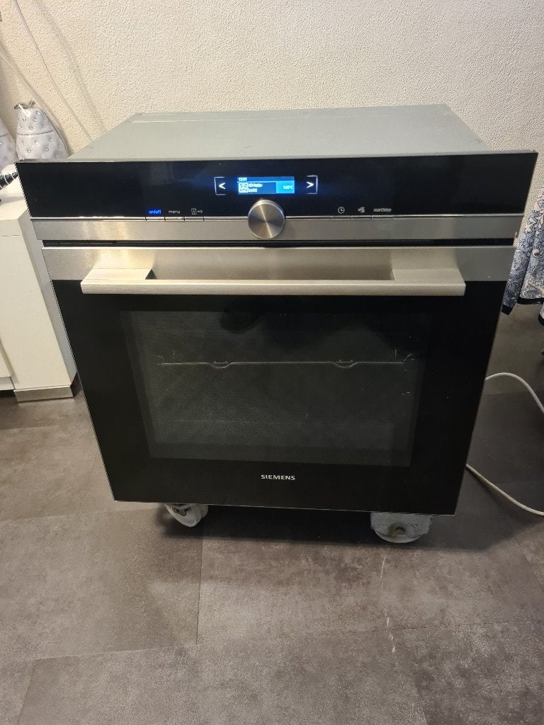 Siemens inbouw oven 60 cm met 4D hete lucht HB875G8S1, Witgoed en Apparatuur, Ophalen, Gebruikt, Hete lucht, Oven met grill