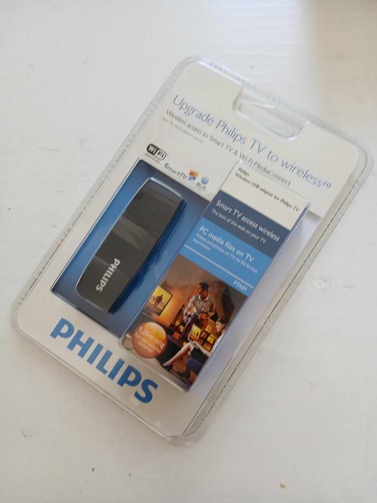 Philips PTA01/00 Draadloze USB-adapter voor Smart TV, Philips, 50 Hz, Nieuw, Ophalen of Verzenden