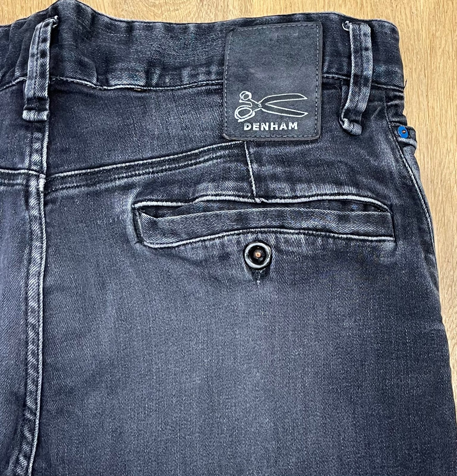 Denham Tokyo Apex drop carrot jeans - Maat W33 L34, Ophalen of Verzenden, Zo goed als nieuw, Zwart, W33 - W34 (confectie 48/50)