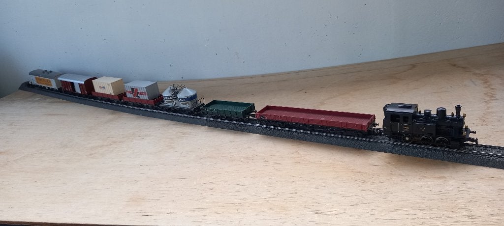 Märklin H0 digitale tender loc, met een sleep wagons., Wisselstroom, Treinset, Ophalen of Verzenden, Zo goed als nieuw