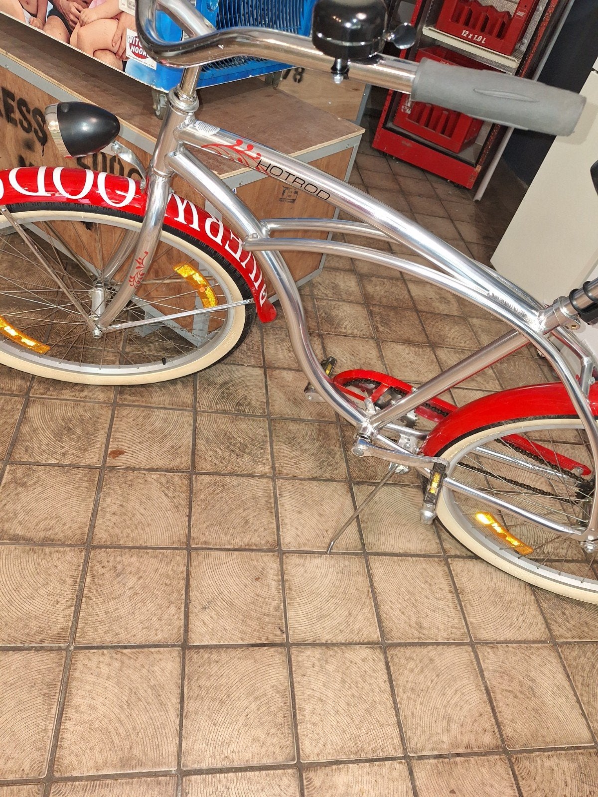 Beach cruiser Riverwoods Limited Edition., Fietsen en Brommers, Fietsen | Cruisers en Lowriders, Ophalen, Terugtraprem, Staal