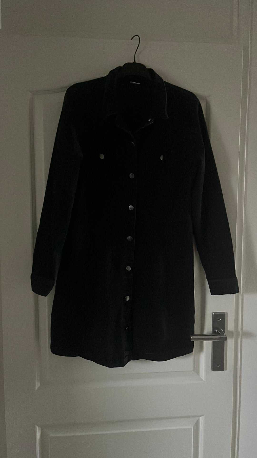 Spijkerblouse zwart L JDY, Ophalen of Verzenden, Zo goed als nieuw, Maat 38/40 (M), Zwart