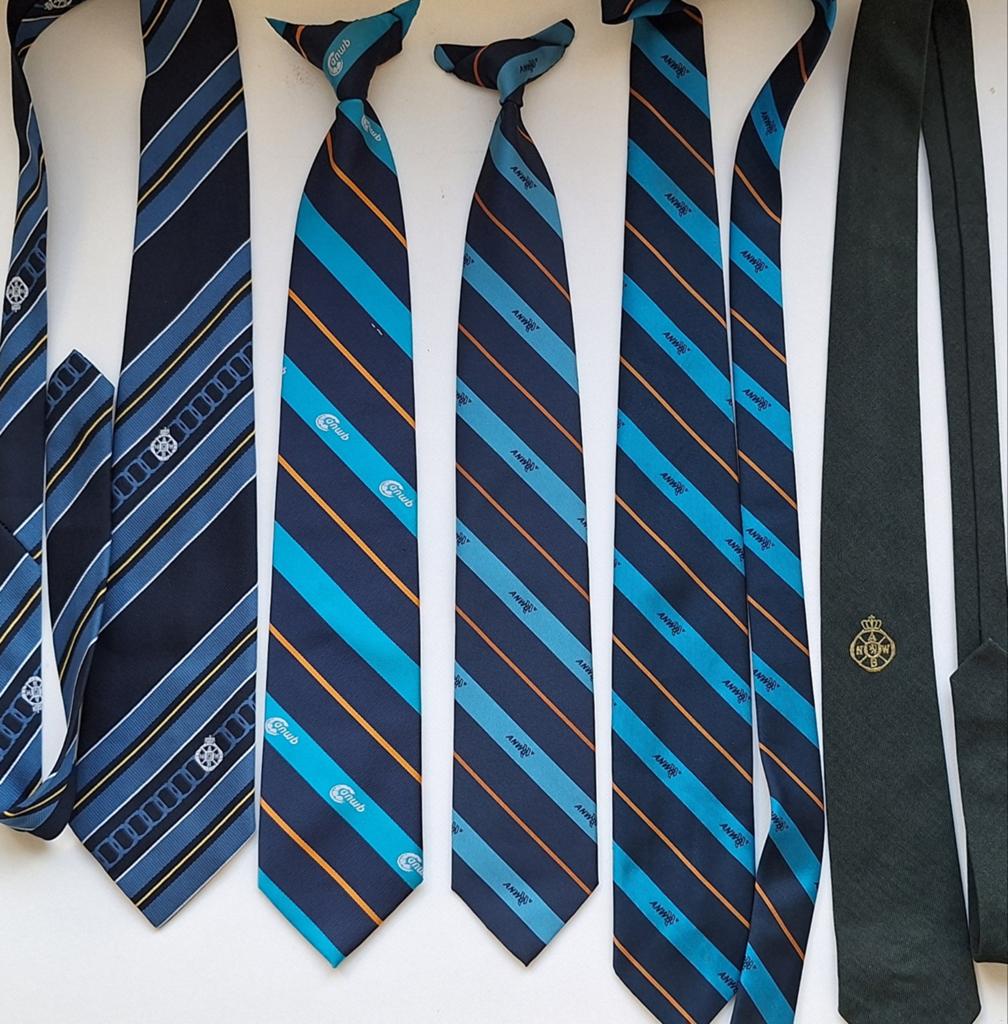 Diverse ANWB stropdassen, Kleding | Heren, Stropdassen, Onbekend, Blauw, Ophalen of Verzenden, Met patroon