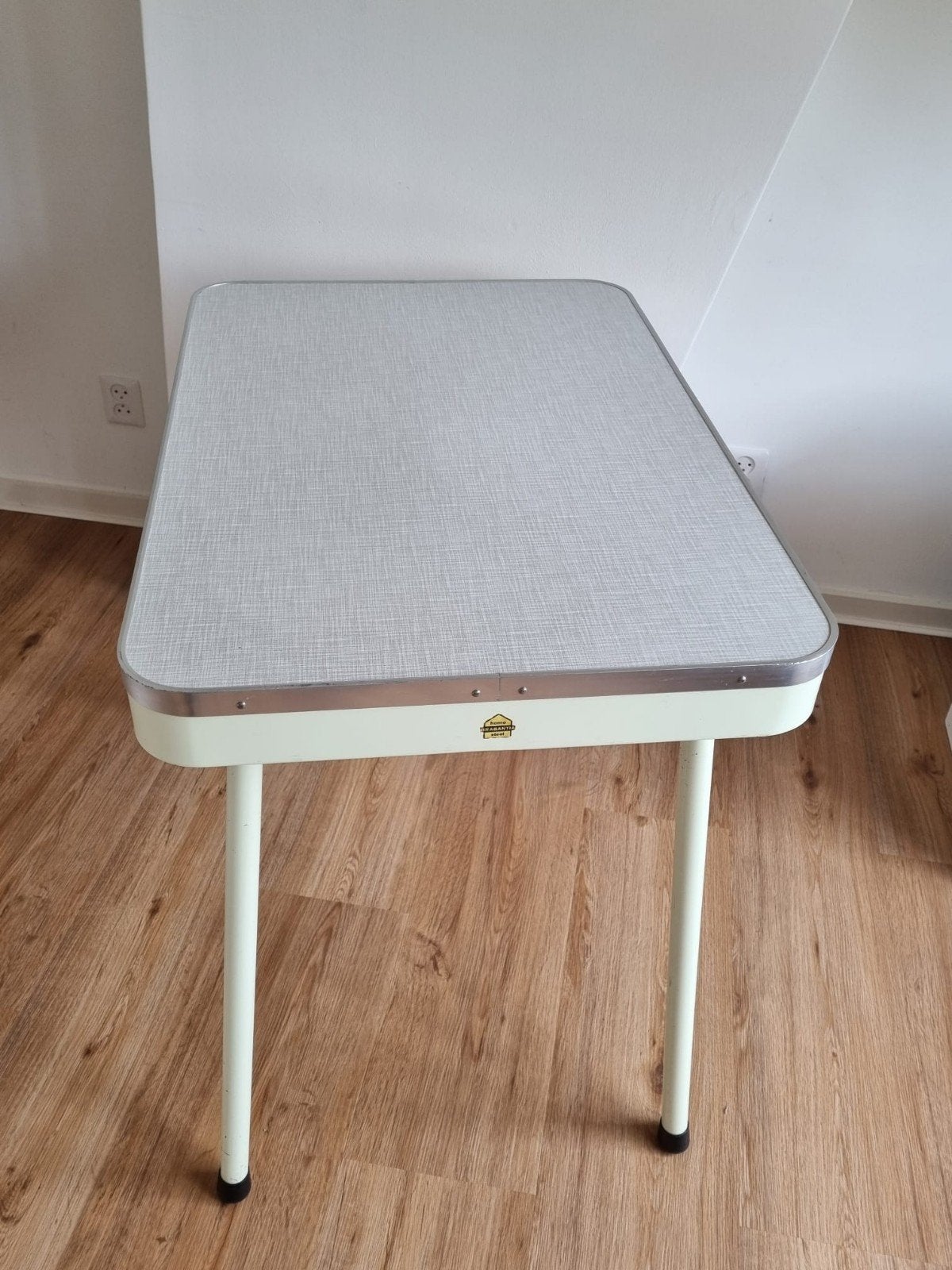 Vintage Brabantia bijzettafel, Ophalen, Gebruikt, 50 tot 100 cm, Overige materialen